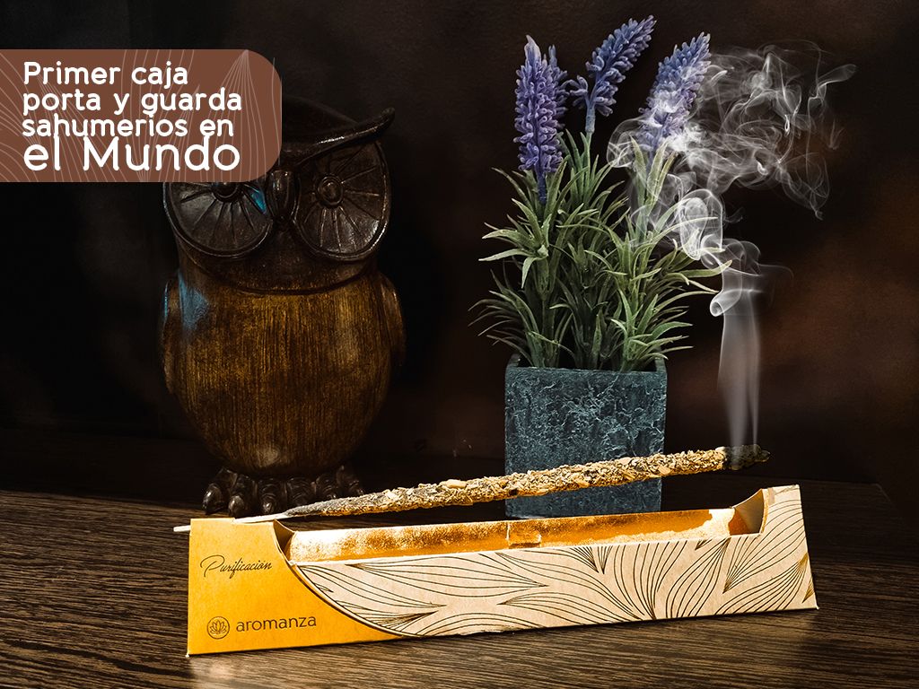 Sahumerio Blend En Caja Porta Incienso - Super Palo Santo — Mis Petates