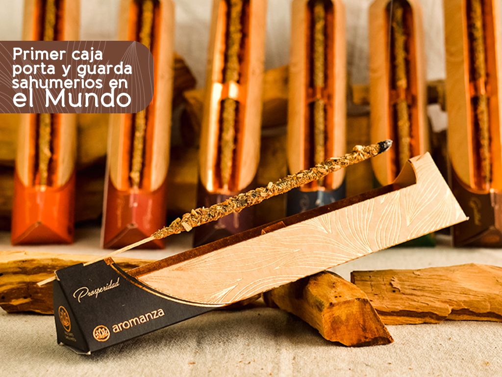 Blend Palo Santo x7 Varillas con Porta y Guarda Sahumerios - INSUMOS OESTE