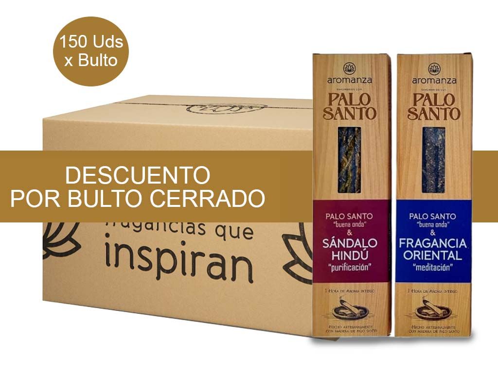 Blend Palo Santo x7 Varillas con Porta y Guarda Sahumerios - INSUMOS OESTE